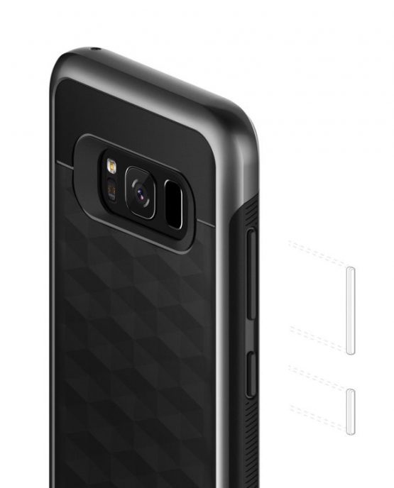 Чехол для Samsung Galaxy S8 Caseology Parallax Matte Black