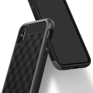 Чехол для iPhone XS/X Caseology Parallax Black/Warm Gray Айфон X