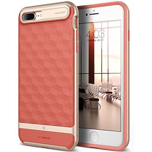 Чехол для iPhone 7 Plus / 8 Plus Caseology Parallax Coral Pink