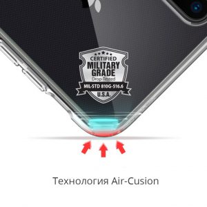 прозрачный чехол Spigen Liquid Crystal Crystal Clear для iPhone XS/X