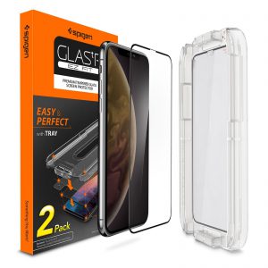 Защитное стекло Spigen GLAS.tR EZ FIT для iPhone 11/XR