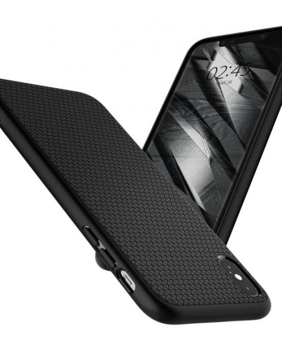 Чехол Spigen Liquid Air Armor Black для iPhone XS Max