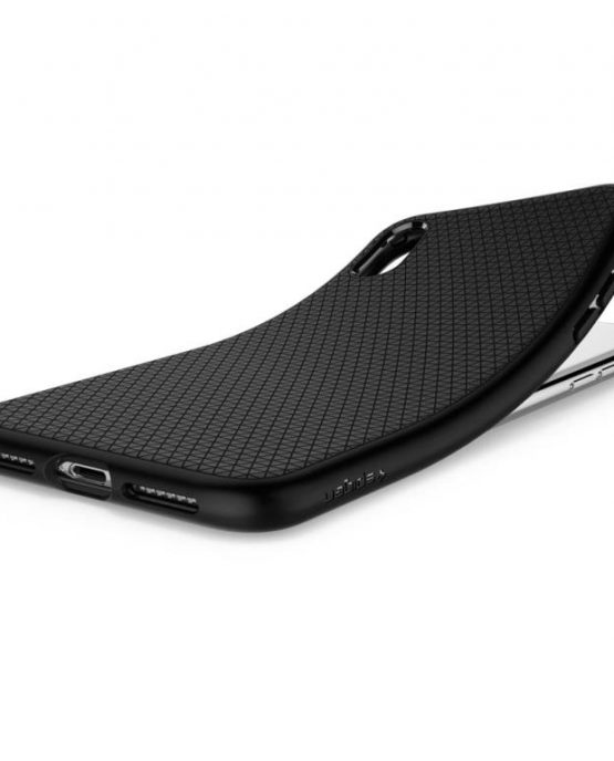 Чехол Spigen Liquid Air Armor Black для iPhone XS Max