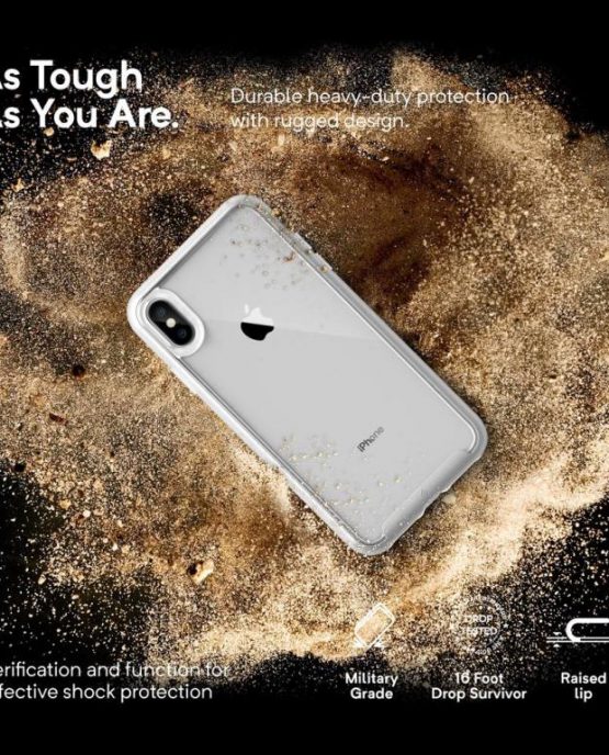 Чехол Caseology Skyfall Silver для iPhone XS Max
