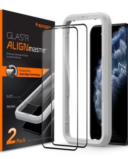 Защитное стекло Spigen AlignMaster GLAS.tR для iPhone 11 Pro/XS/X