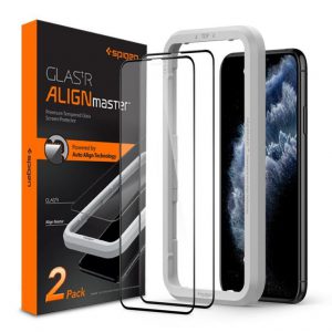 Защитное стекло Spigen AlignMaster GLAS.tR для iPhone 11 Pro/XS/X