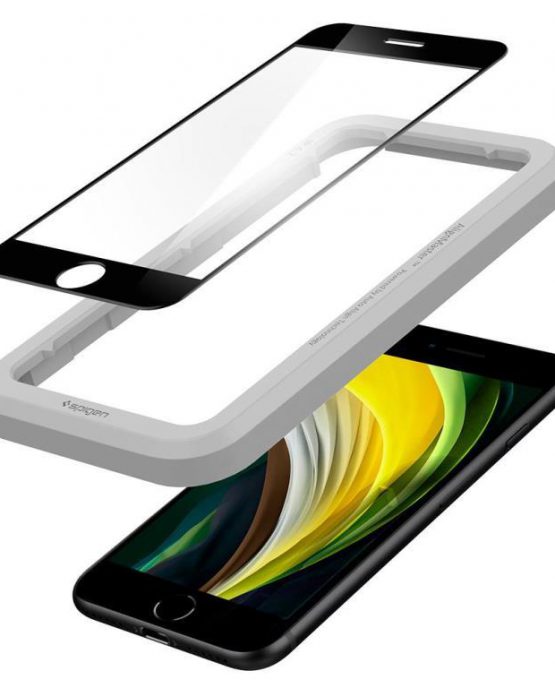 Защитное стекло Spigen AlignMaster GLAS.tR для iPhone SE (2020)/8/7