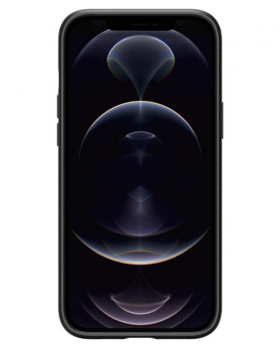 Чехол Spigen Liquid Air Matte Black для iPhone 12 Pro Max
